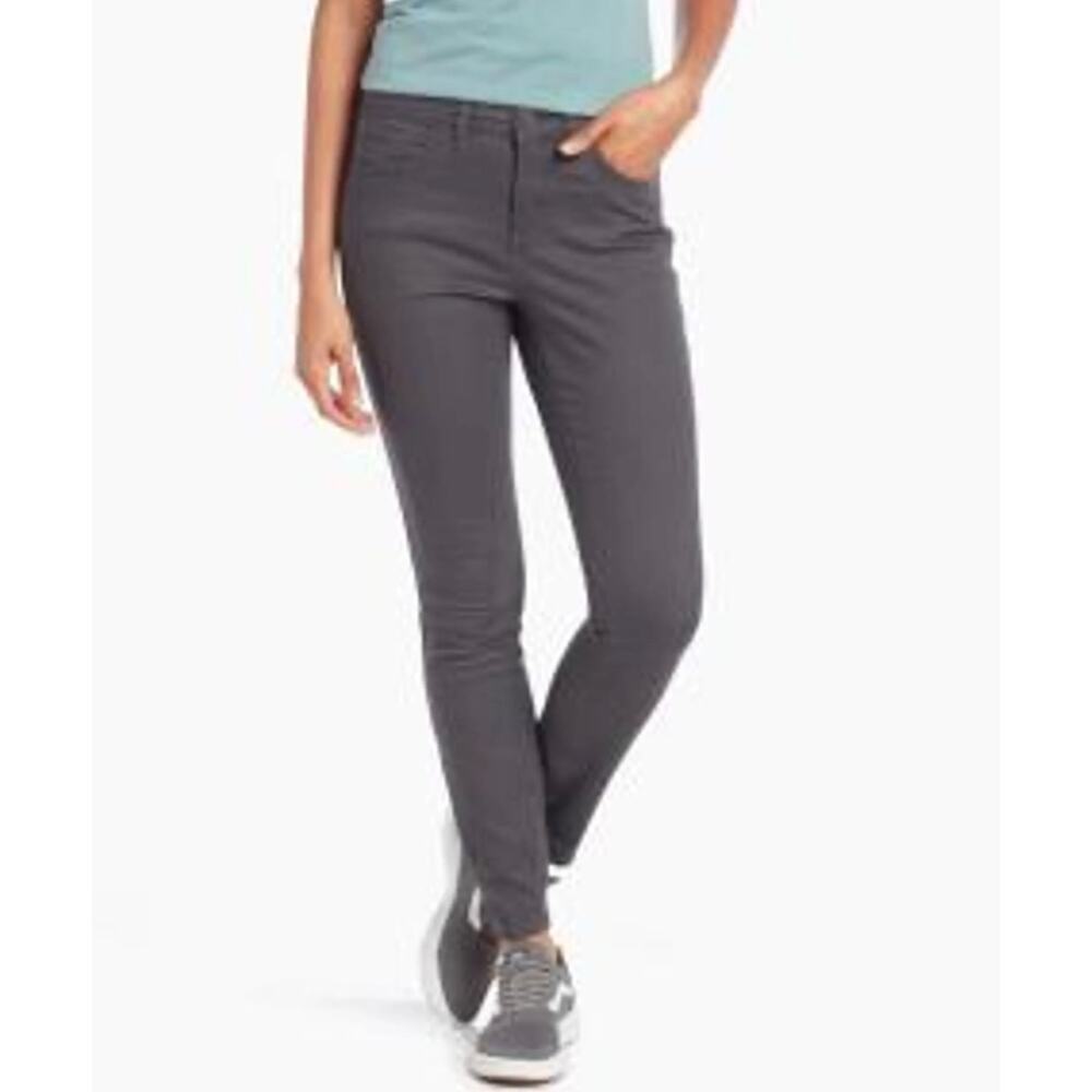 Kuhl Weekendr Tights 6324 Tapered Lightweight Hiking Pants Gray Womens Medium